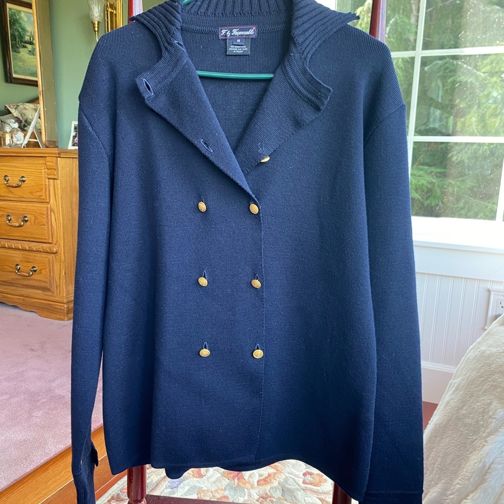 F by faconnable wool sweater vintage SZ M
